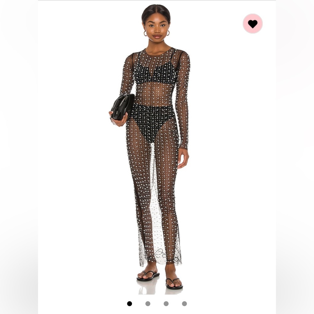 Beach bunny swim coverup/dress black